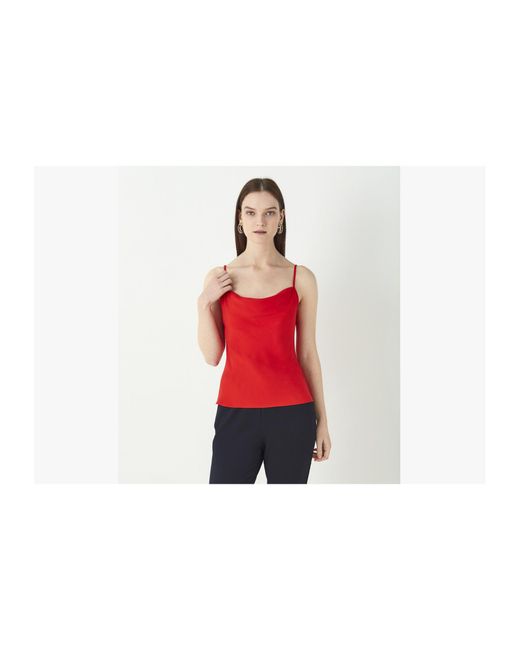 Finery London Red Rossalyn Cami Top