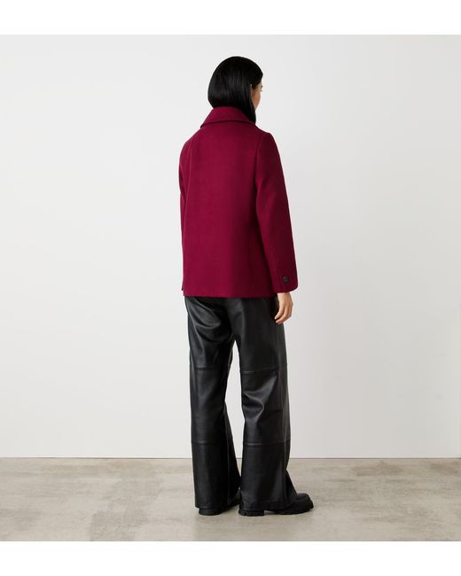 Finery London Red Gemma Double Breasted Jacket