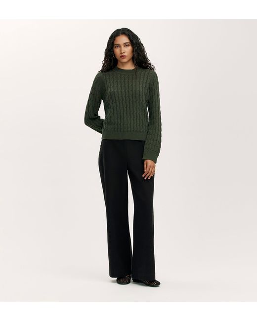 Finery London Green Frida Knitted Jumper