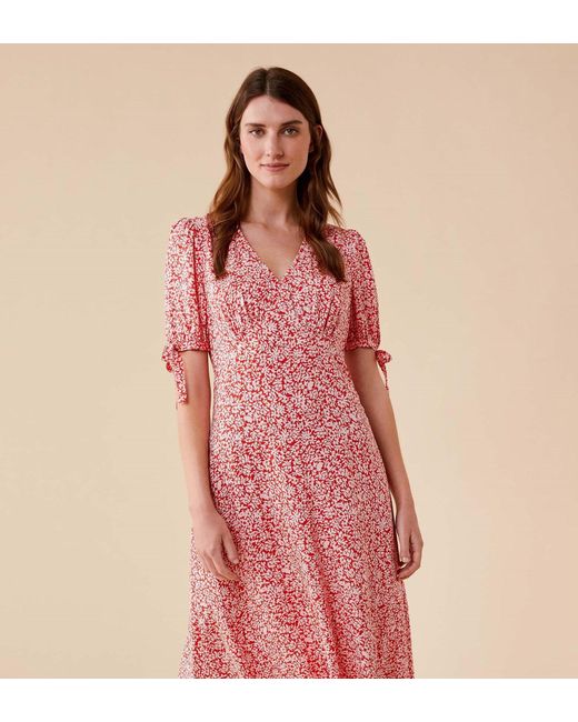 Women's Pink Claire Midi Dress