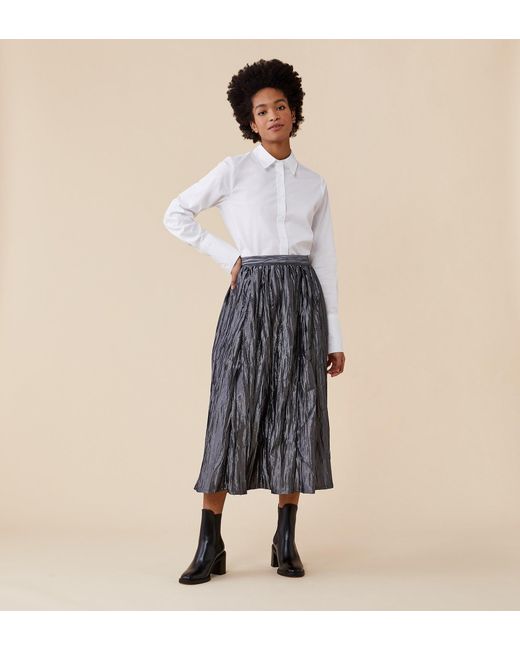 Finery London Natural Adena Skirt