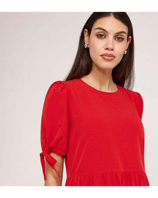 Finery London Jessa Crepe Midi Tiered Dress