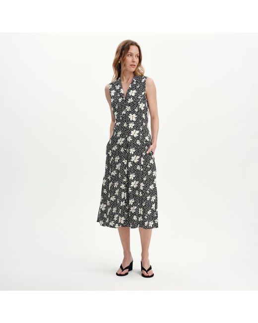 Finery London Multicolor Beatrice Sleeveless Midi Shirt Dress