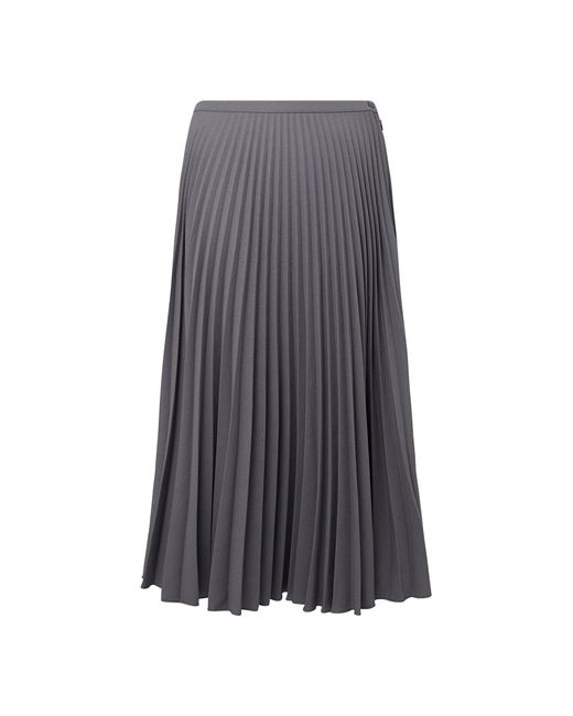 Finery London Blue Lottie Midi Skirt