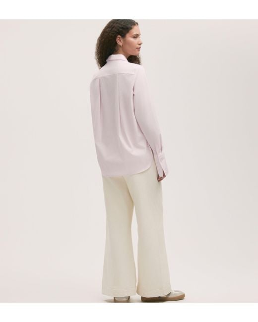 Finery London Pink Dillon Cotton Shirt