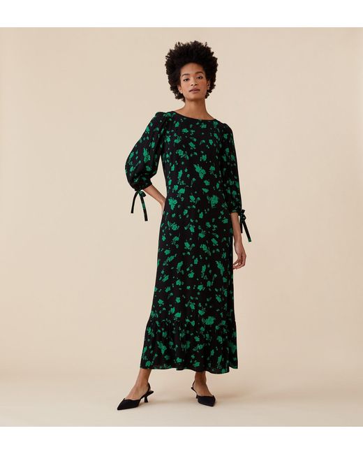 Women's Green Alena Midi Dress