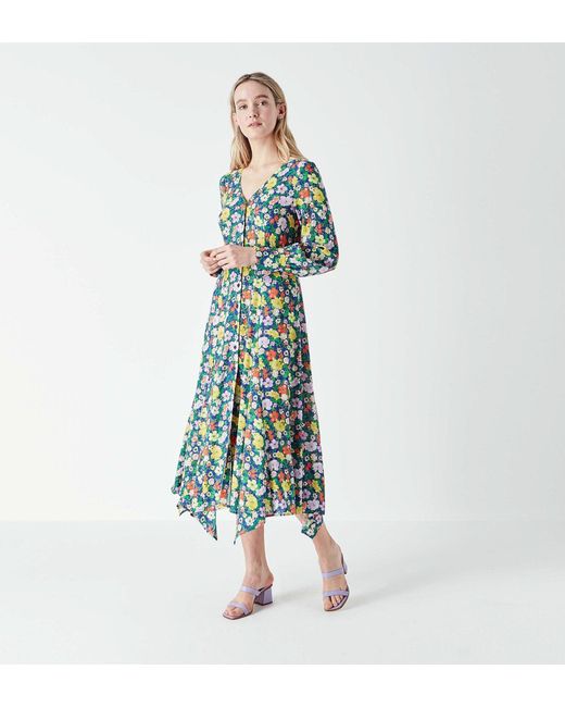Finery London Blue Astell Dress