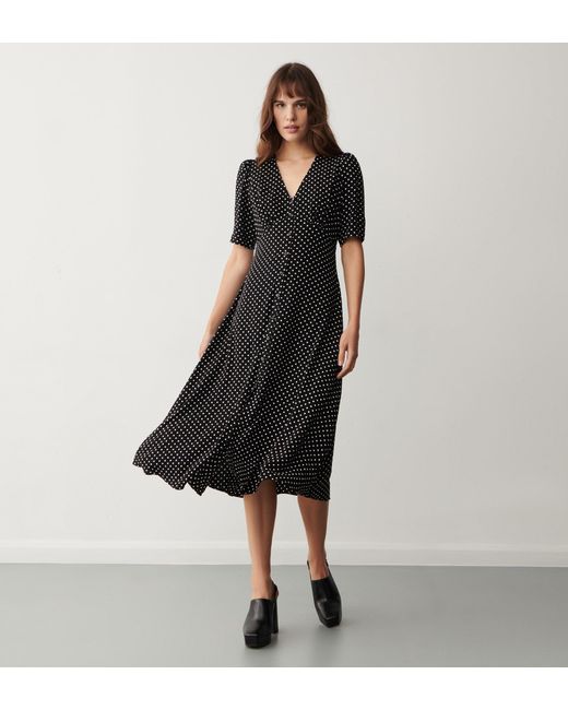 Finery London Black Camilla Dress