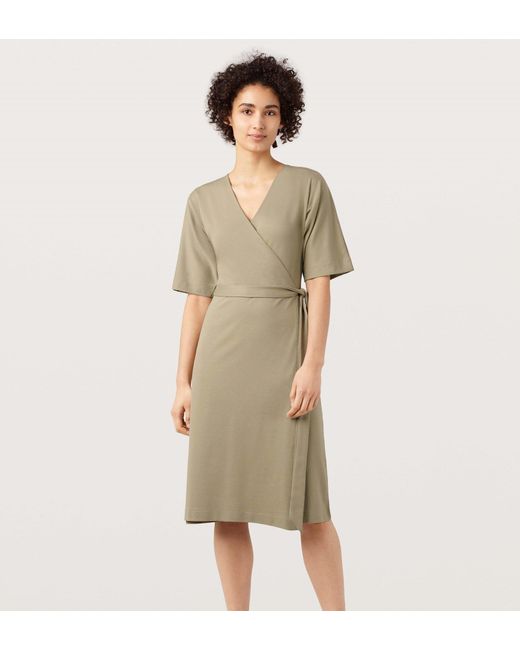 Finery London Green Garden Wrap Dress