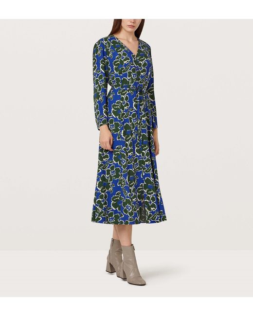 Women's Blue Daniella Floral Dress