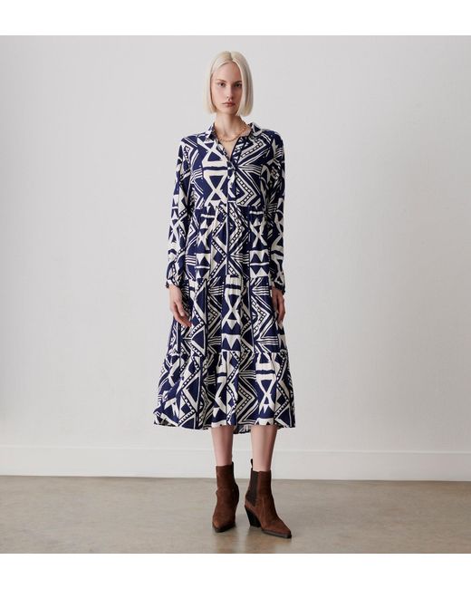 Women's Blue Kalia Midi Dress