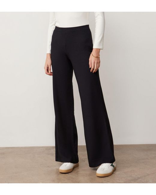 Finery London Black Reyna Ponte Jersey Trousers