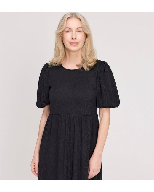 Finery London Blue Yasmine Jersey Midi Dress