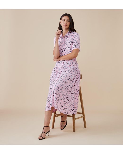 Women's Pink Tania Midi Dress
