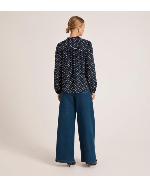 Finery London Blue Kiya Blouse