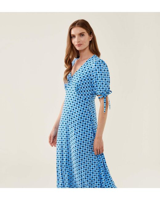 Women's Blue Claire Midi Dress