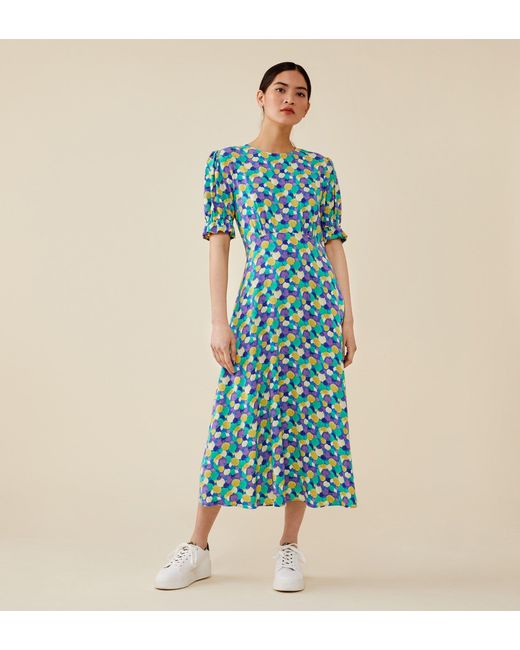 Women's Blue Mela Midi Dress