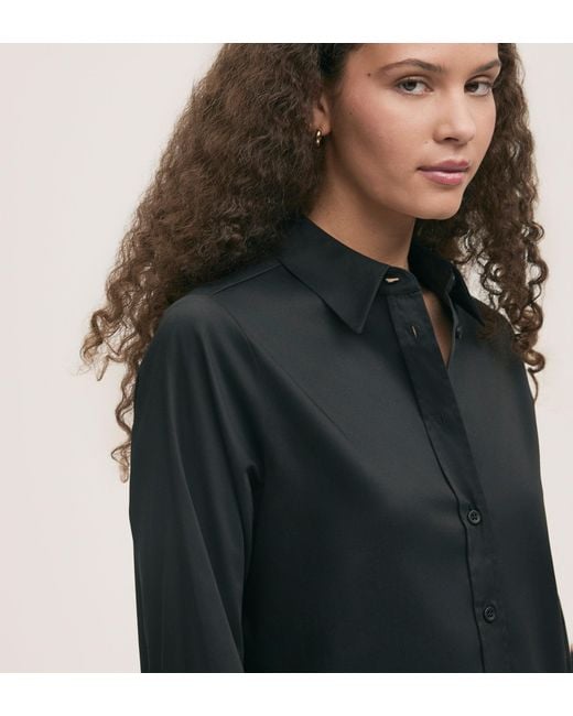 Finery London Black Dillon Cotton Shirt