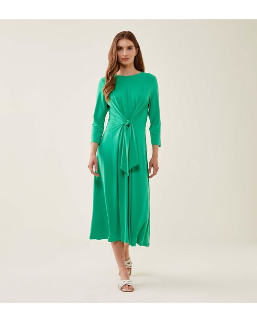Finery London Green Vania Midi Dress