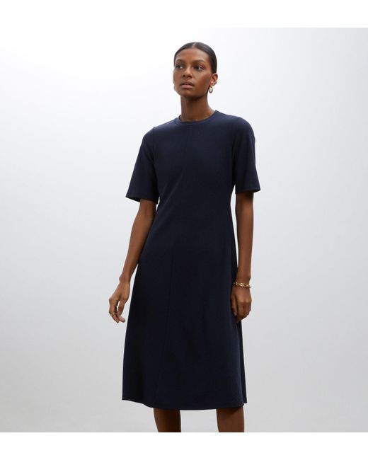 Finery London Blue Ioana Ponte Jersey Dress