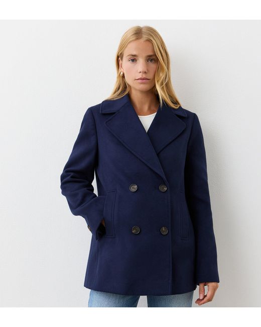 Finery UK Blue Gemma Double Breasted Jacket