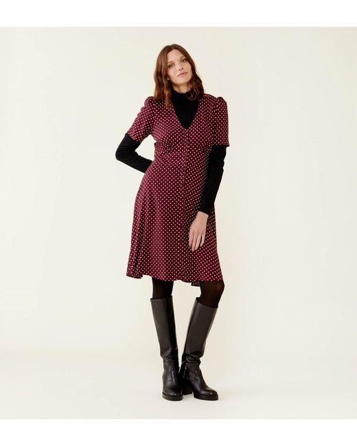 Finery London Red Mala Dress