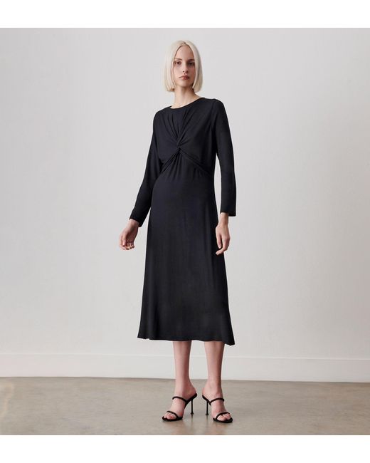 Finery London Blue Sofia Midi Dress