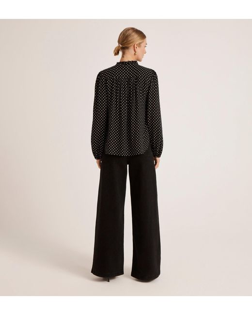 Finery London Black Kiya Blouse
