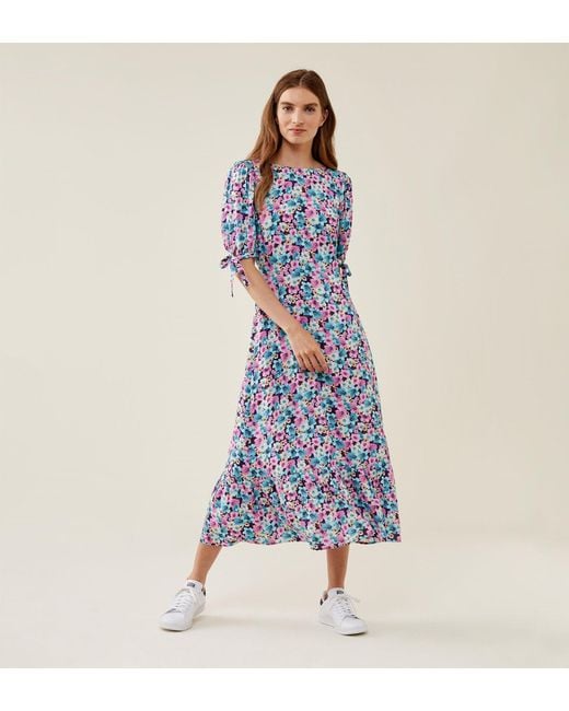 Finery London Blue Ruby Midi Dress
