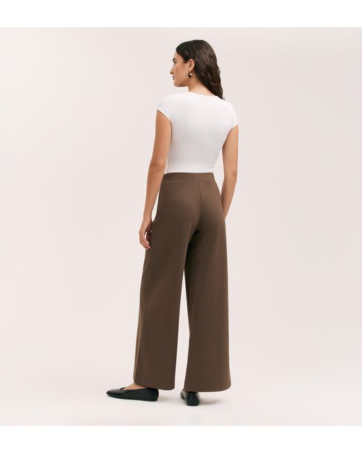 Finery London Multicolor Caryl Ponte Jersey Wide Leg Trouser