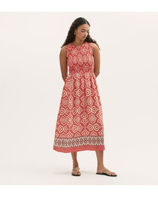 Finery London Red Skylar Midi Dress