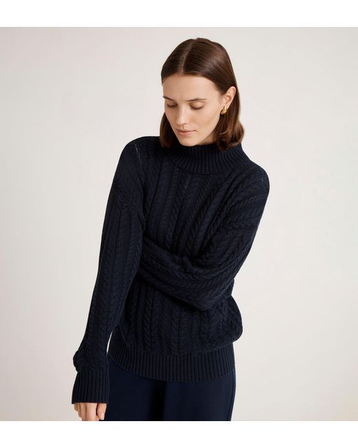 Finery London Blue Viviana Knitted Jumper