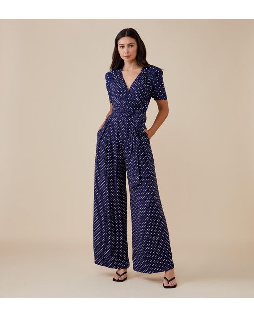 Women's Blue Kathy Jumpsuit