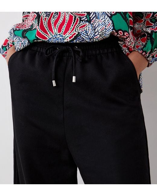 Finery London Black Dixie Denim Wide Leg Trousers