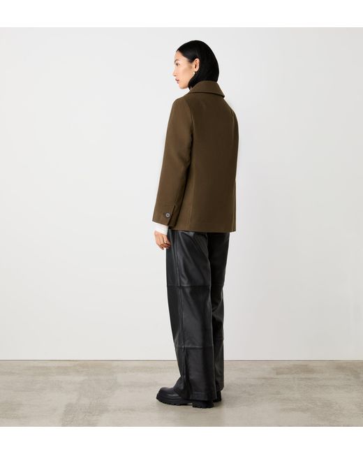 Finery UK Brown Gemma Double Breasted Jacket