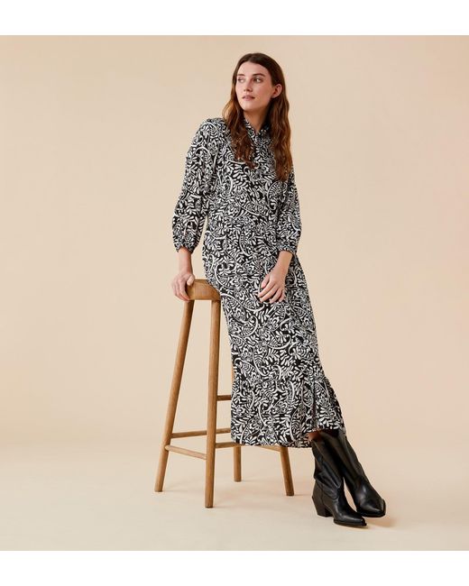 Finery London Multicolor Elston Midi Viscose Dress