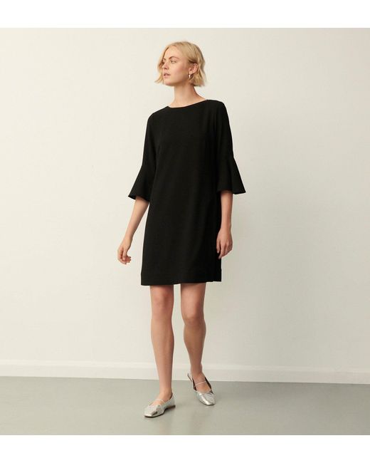 Women's Black Izzy Knee Length Dress