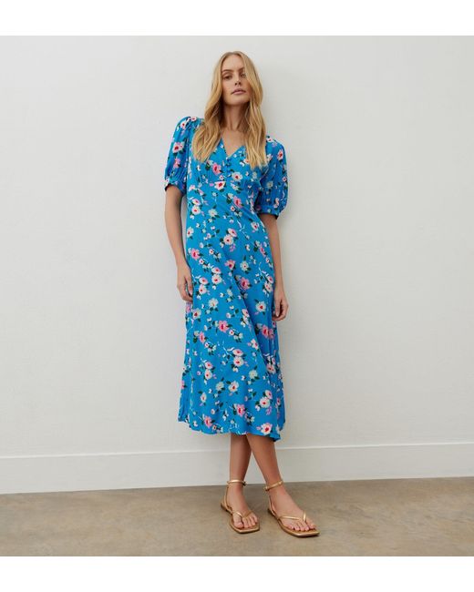 Women's Blue Colette Midi Dress