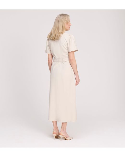 Finery London Pink Priscilla Cupro Midi Dress