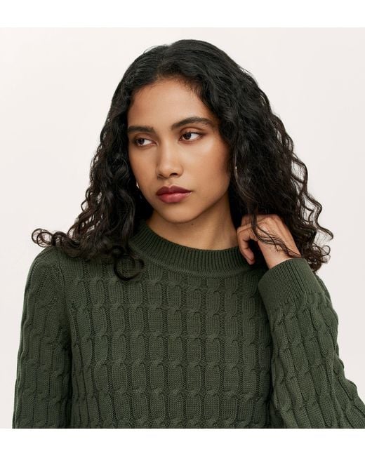 Finery London Green Frida Knitted Jumper