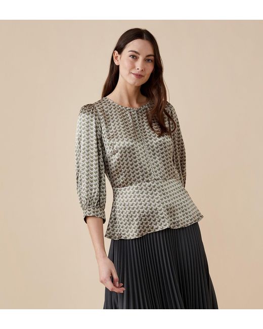 Finery London Natural Odette Blouse