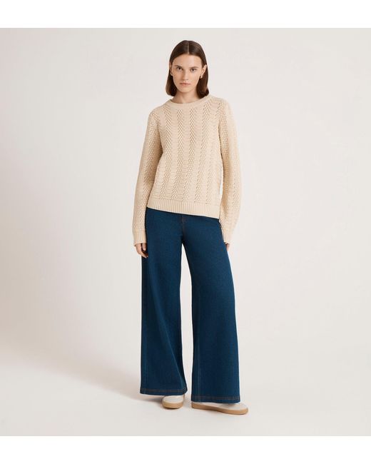Finery London Natural Nova Knitted Jumper