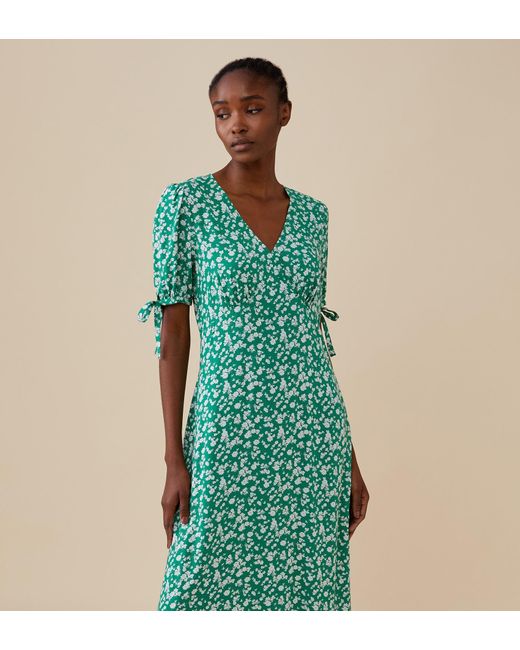 Women's Green Claire Midi Dress