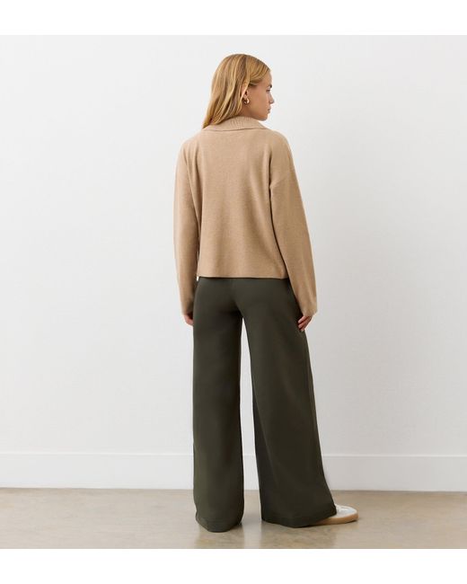 Finery London Natural Raegan Button Front Cardigan