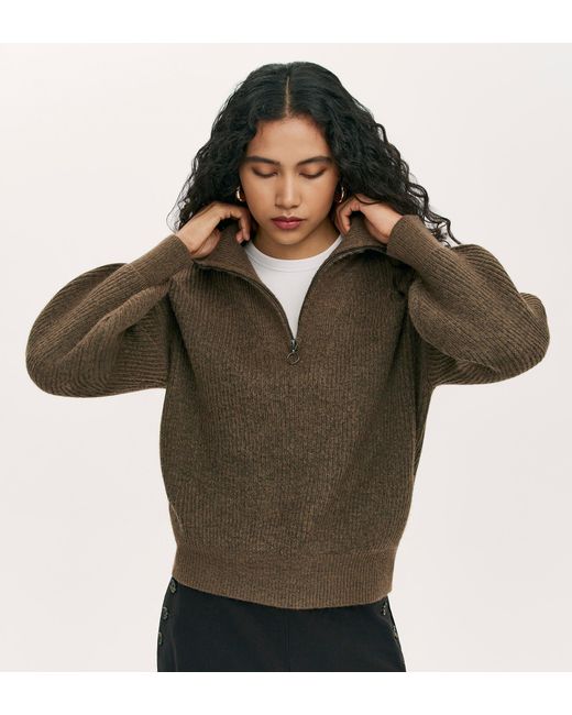 Finery London Green Maddy Knitted Jumper