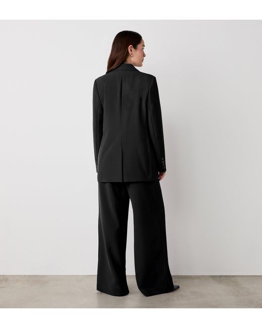 Finery London Black Myla Longline Blazer