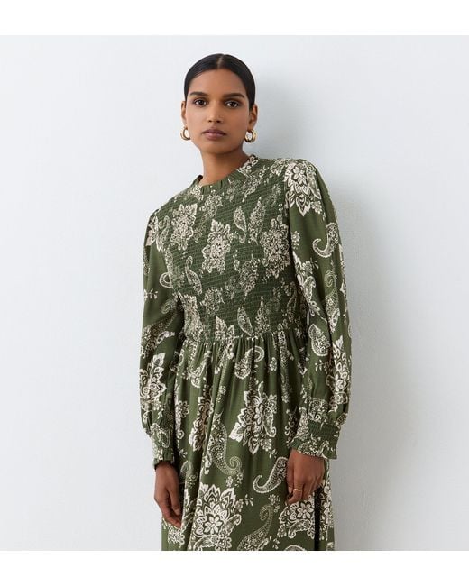 Finery London Green Jovie Midi Dress