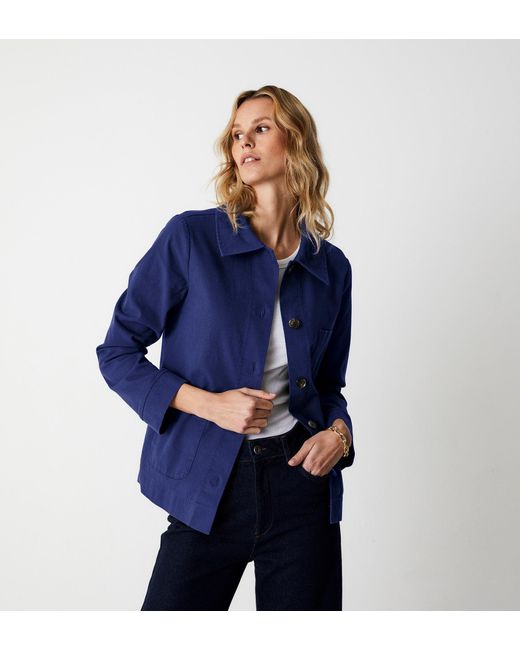 Finery London Blue Grayson Jacket
