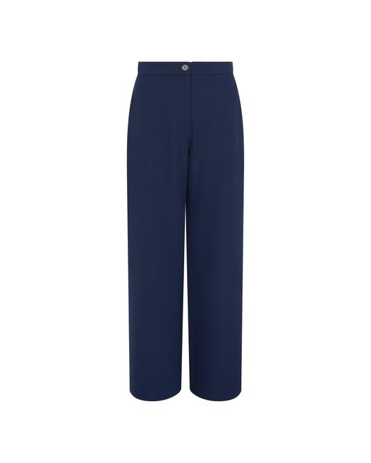 Finery London Blue Kaden Trousers