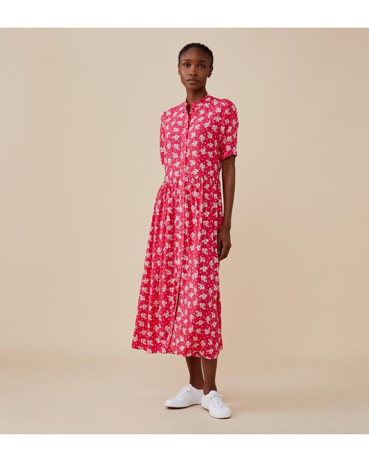 Women's Pink Meave Midi Dress